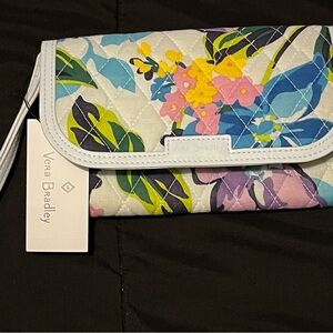 Vera Bradley Multicolor Floral Wristlet
